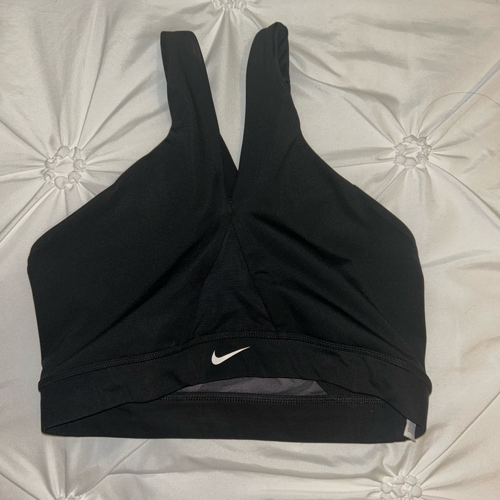 Nike Women's Black Halter Sports Bra Sz. L